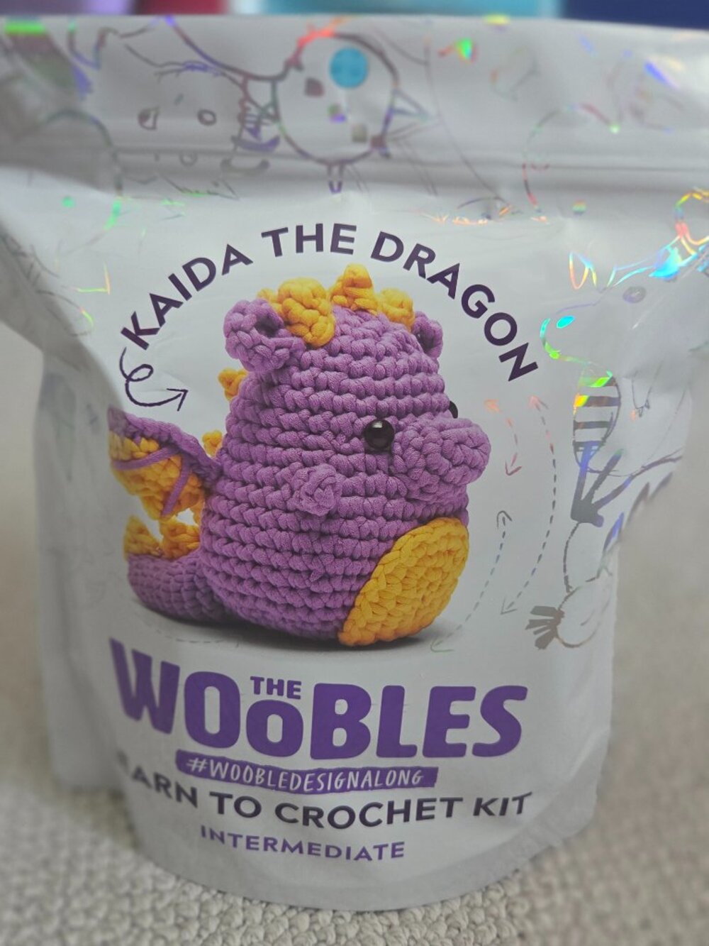 Woobles Crochet Kit - Dragon